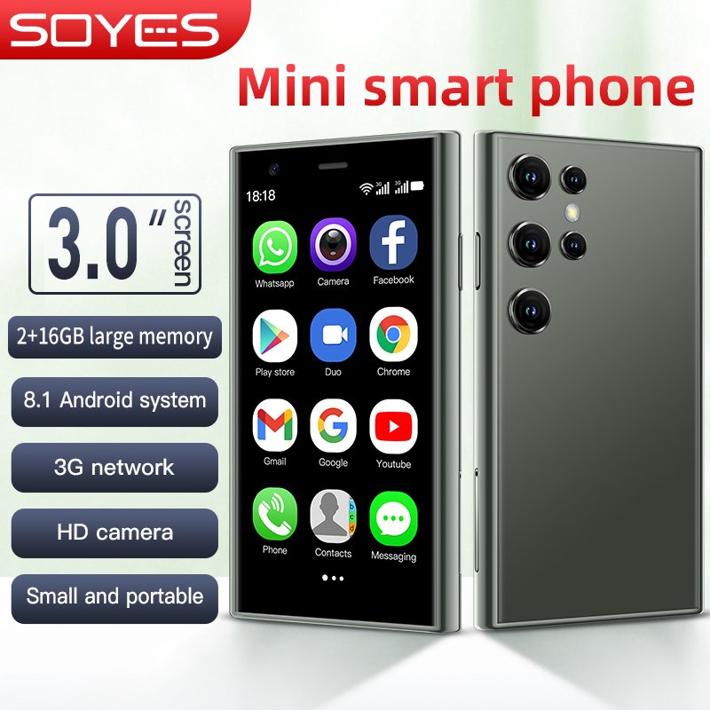 New arrived mini S23 pro 3 Inch Small Mobile Phone Android 8.1 Mini Porket phone 1000mAH 3G LTE 2+16GB Mini Android Smart Phone